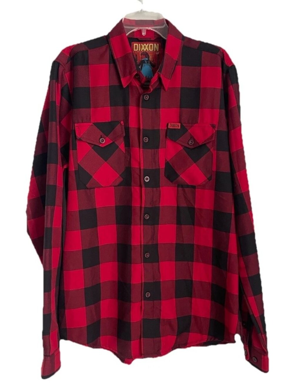 Dixxon Flannel Co Redrum Plaid Long Sleeve Button Up Shirt D Tech